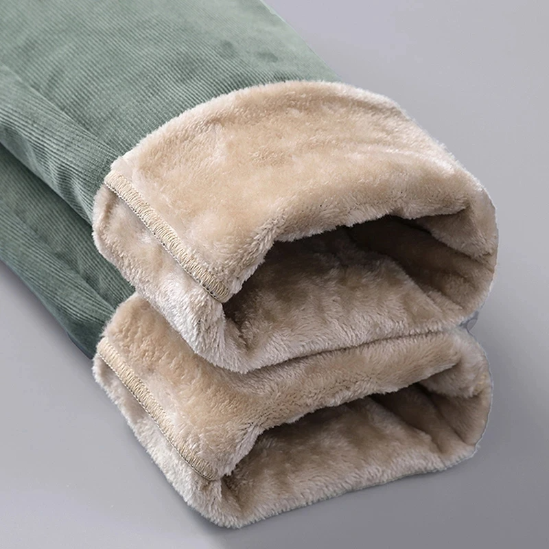 AMARI - Heren Fleece & Stretch Fluwelen Broek