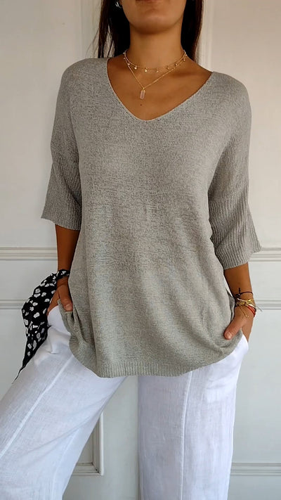 LISA - TOP MET V-HALS