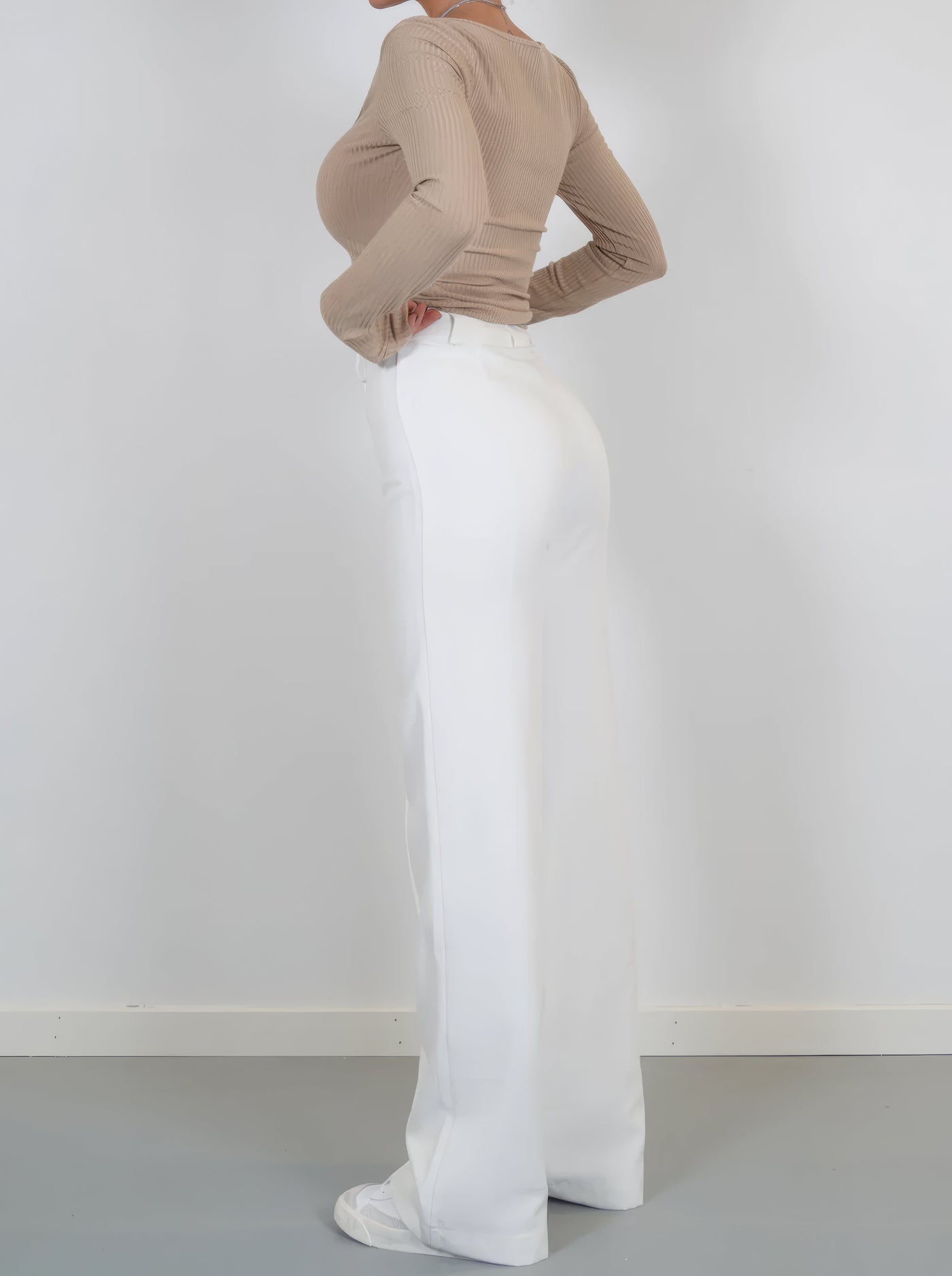 NINA - CASUAL WIJDE PIJPEN BROEK