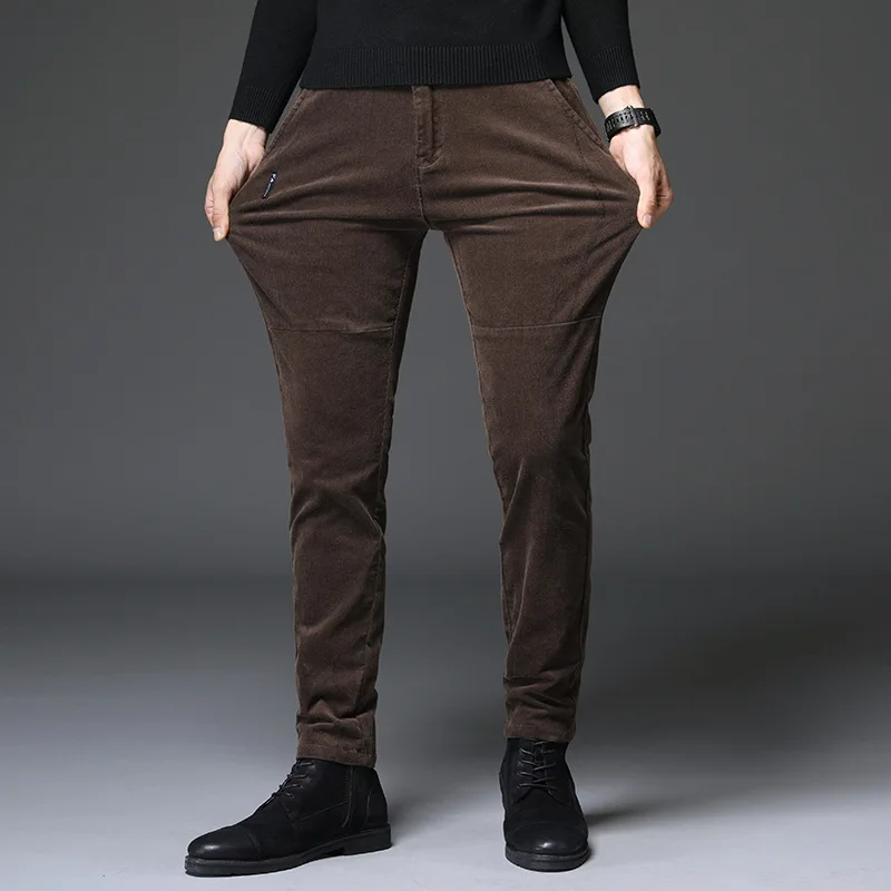 AMARI - Heren Fleece & Stretch Fluwelen Broek