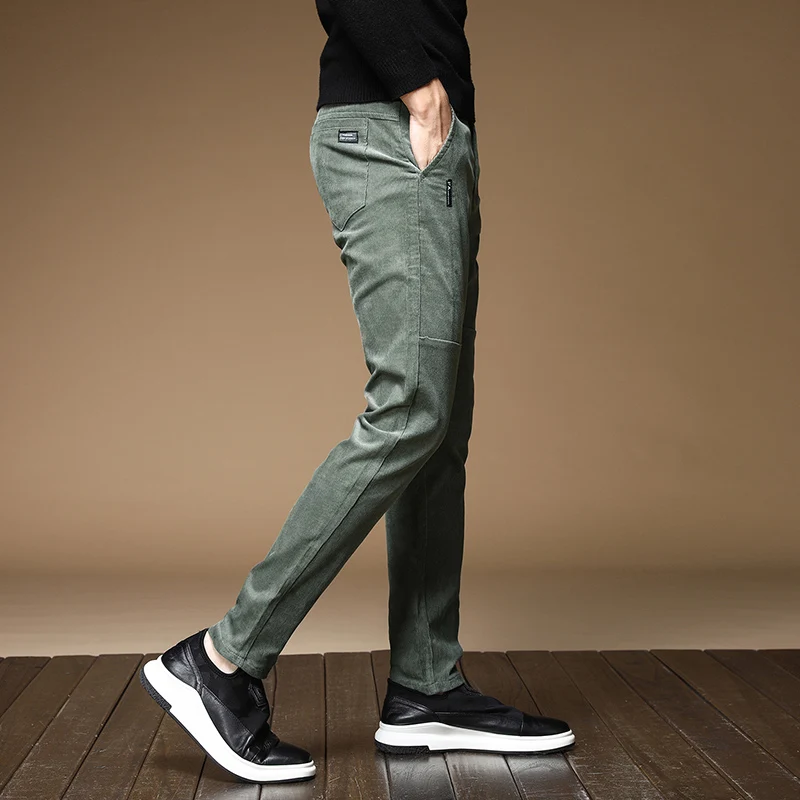 AMARI - Heren Fleece & Stretch Fluwelen Broek