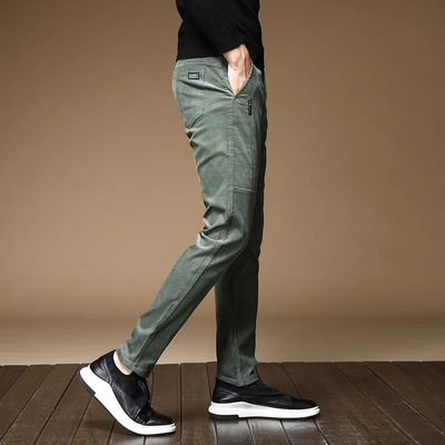 AMARI - Heren Fleece & Stretch Fluwelen Broek