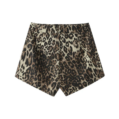 LUNETTA - KORTE BROEK LUIPAARDPRINT