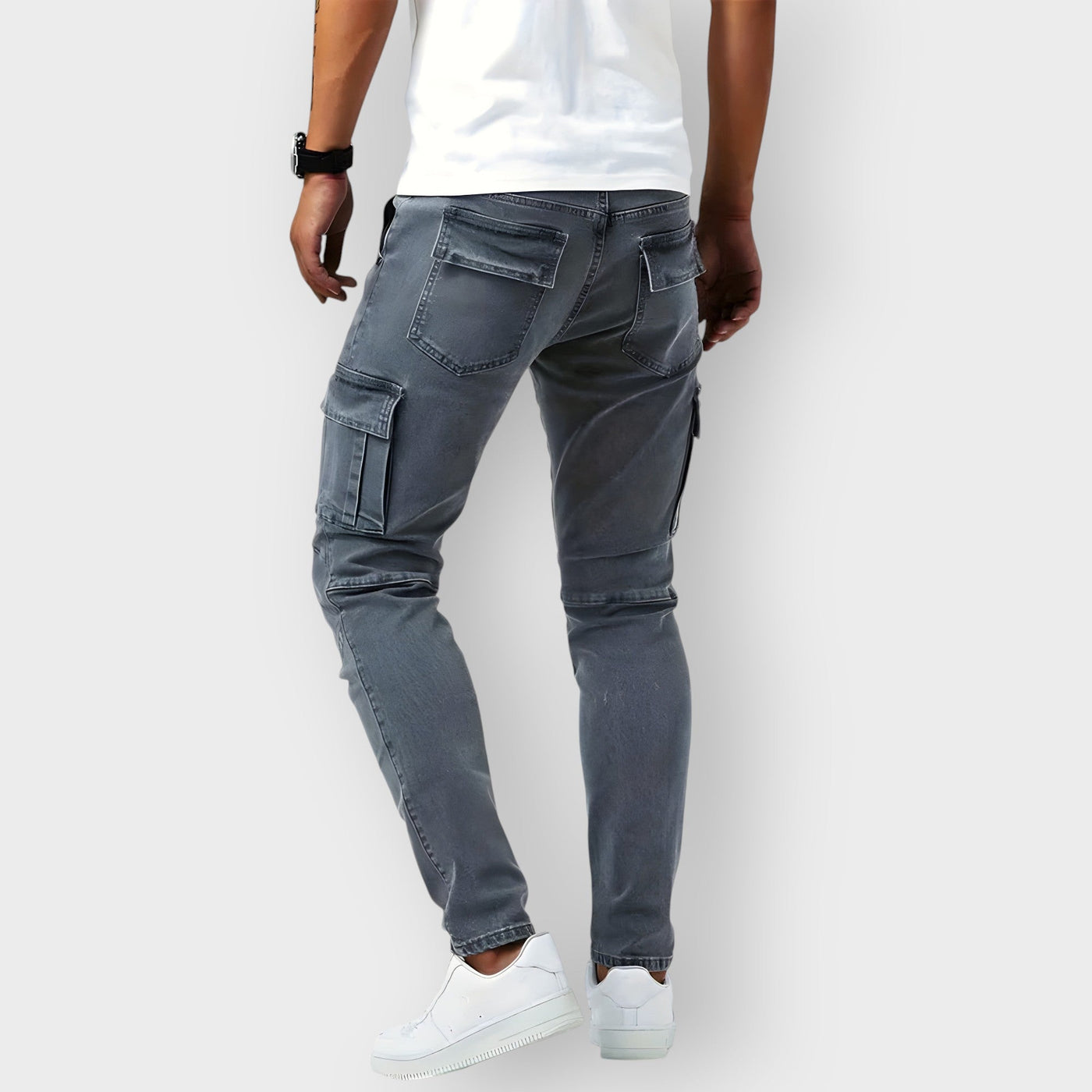 SAMUEL - STRETCH DENIM CARGO BROEK