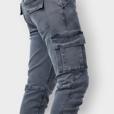 SAMUEL - STRETCH DENIM CARGO BROEK