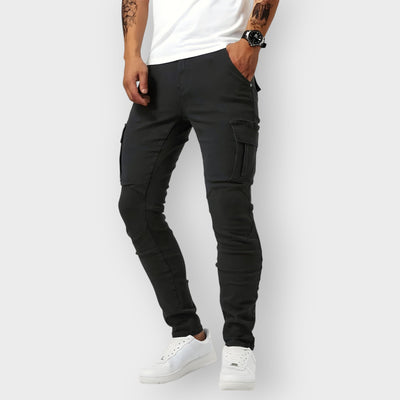 SAMUEL - STRETCH DENIM CARGO BROEK