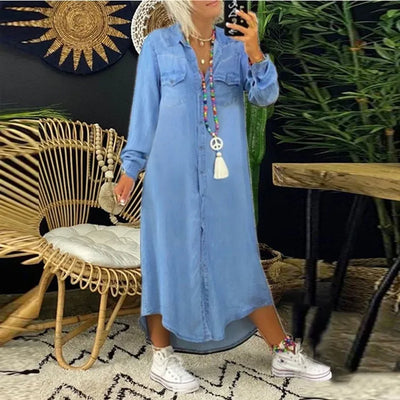 EVELINE - CASUAL DENIM OVERSIZED JURK