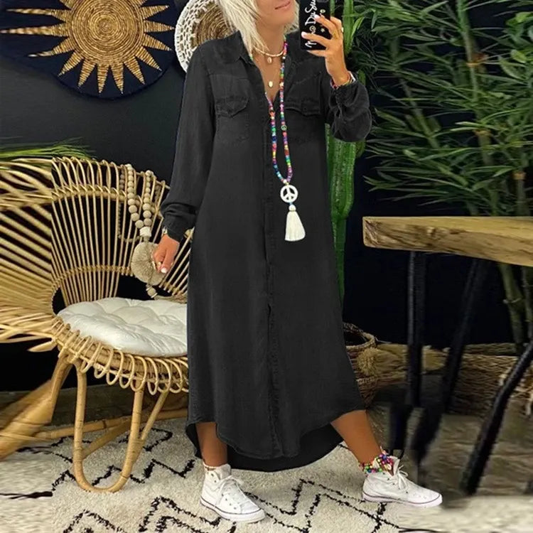 EVELINE - CASUAL DENIM OVERSIZED JURK