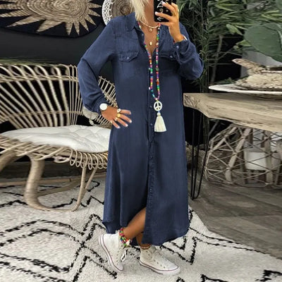 EVELINE - CASUAL DENIM OVERSIZED JURK