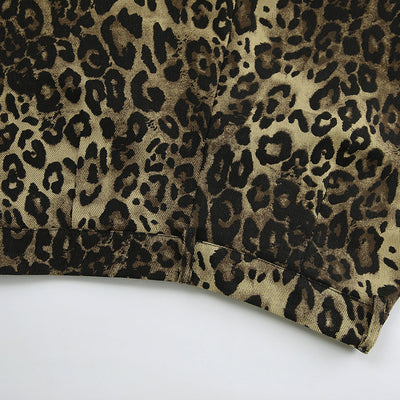 LUNETTA - KORTE BROEK LUIPAARDPRINT