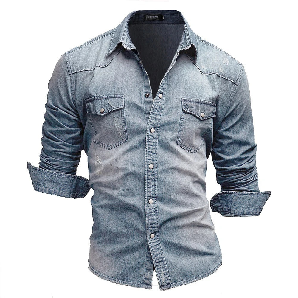 DAVID - PREMIUM DENIM OVERHEMD